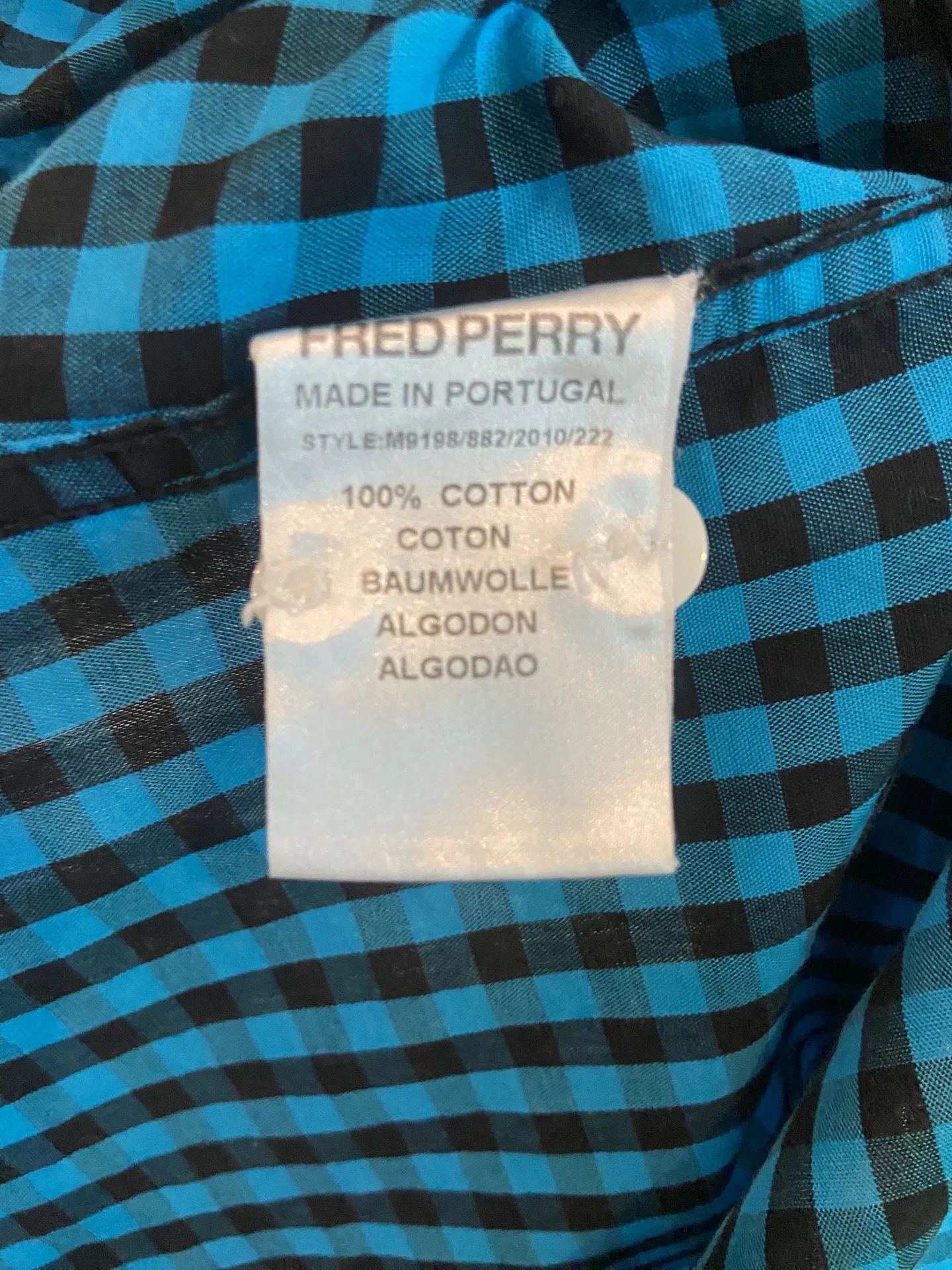 Рубашка мужская Fred Perry - миниатюра 4