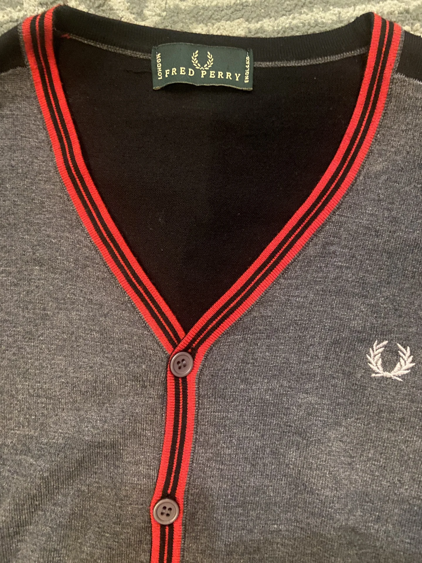 Кардиган мужской Fred Perry - миниатюра 3