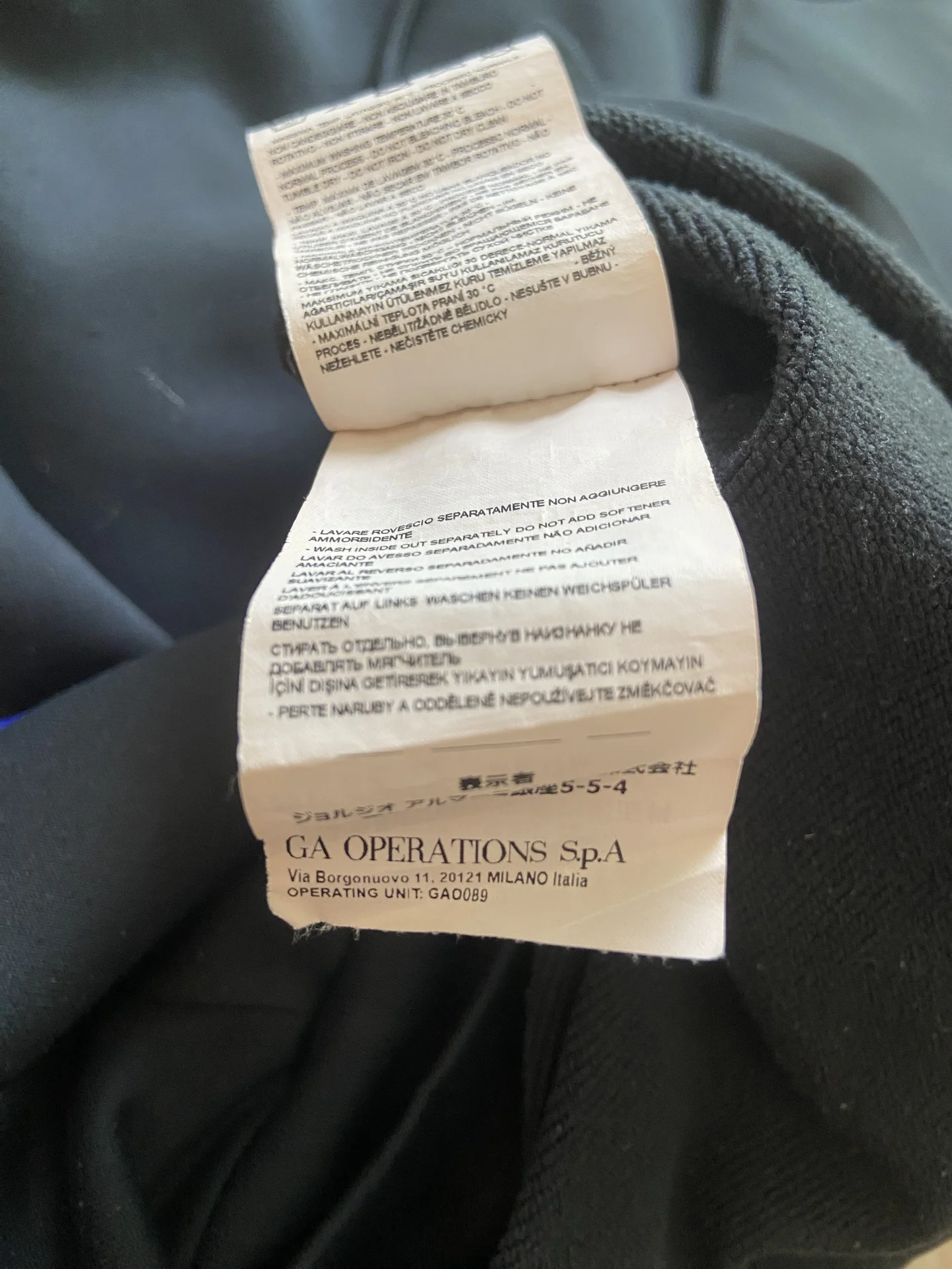Мужское оригинальное худи Emporoi Armani - миниатюра 5