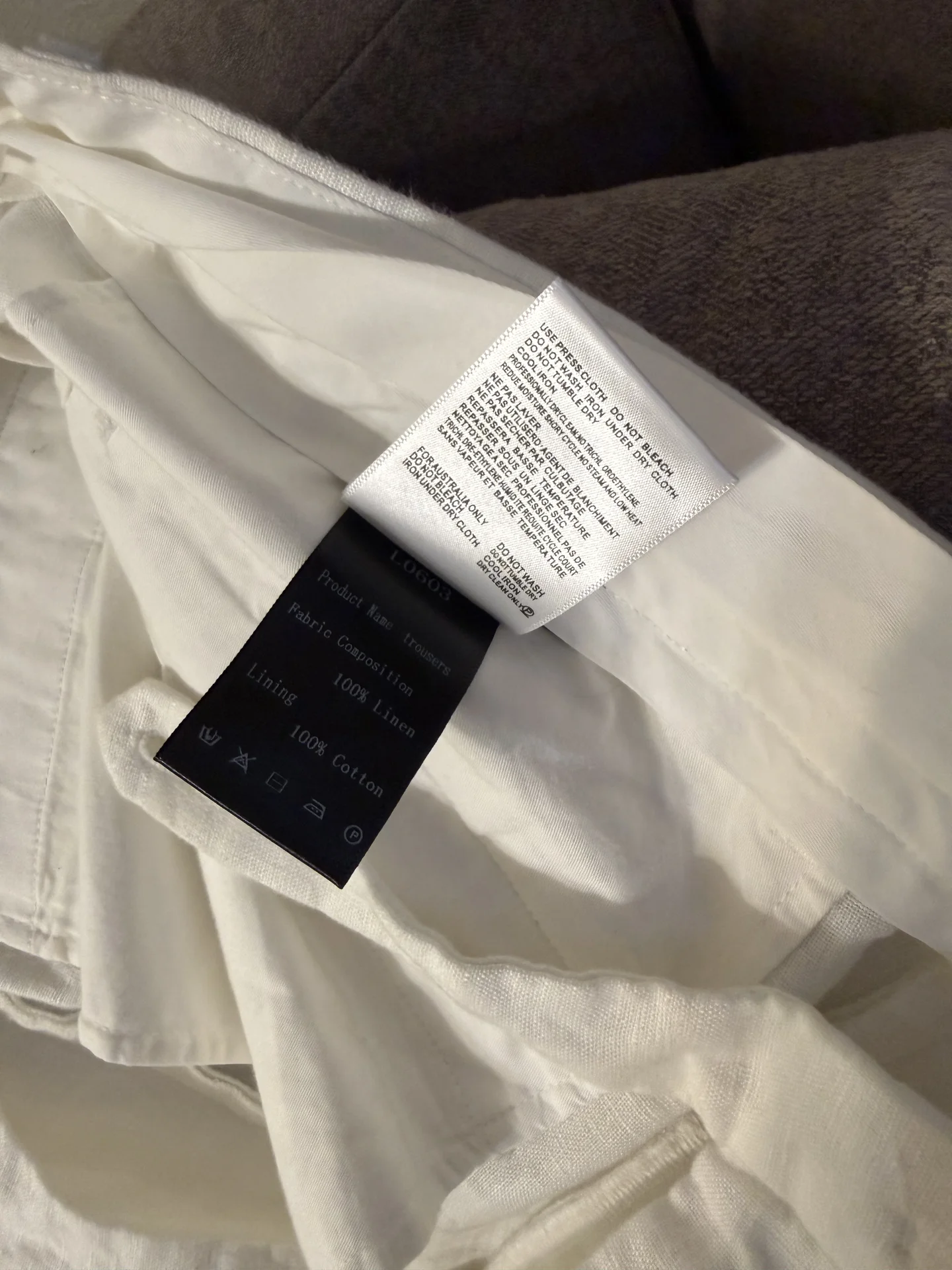 Brunello Cucinelli брюки льняные мужские - миниатюра 4