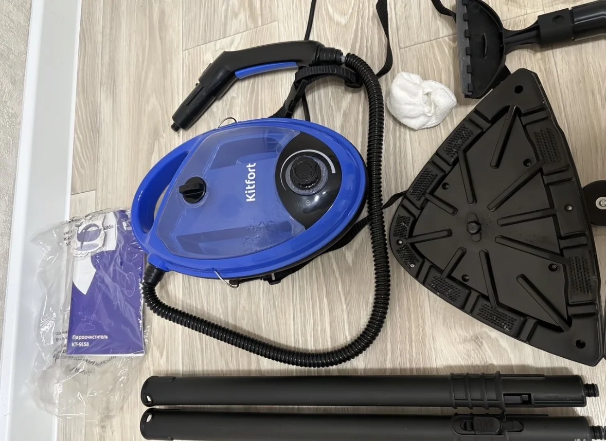 пароочиститель kitfort KT-9158 - миниатюра 3