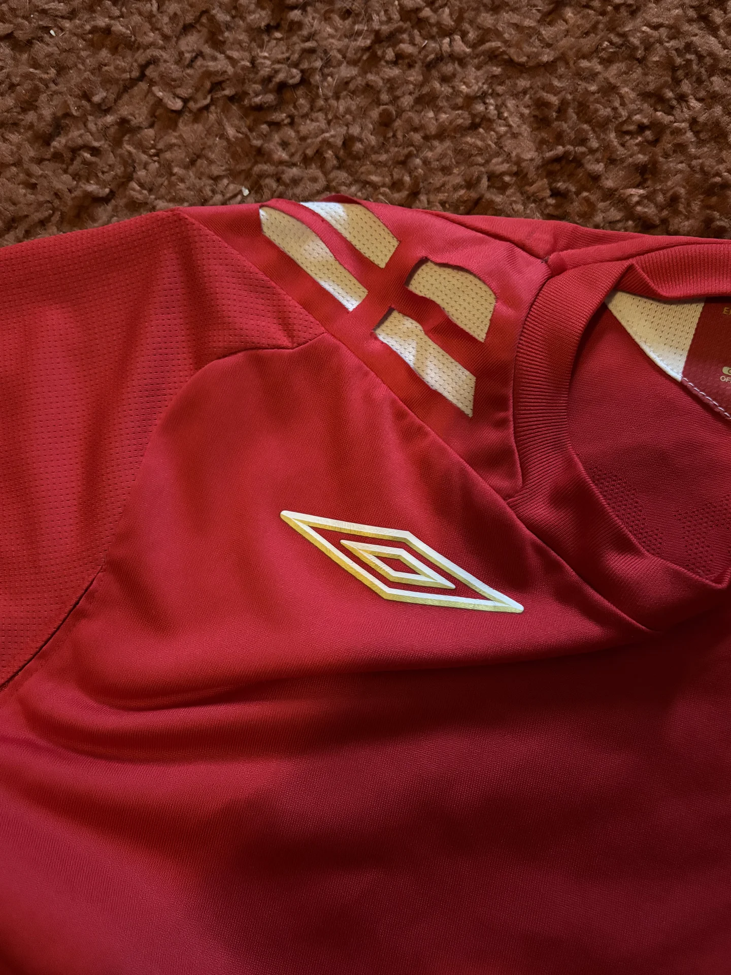Джерсии футбольное сборной Англии Umbro Original - миниатюра 4