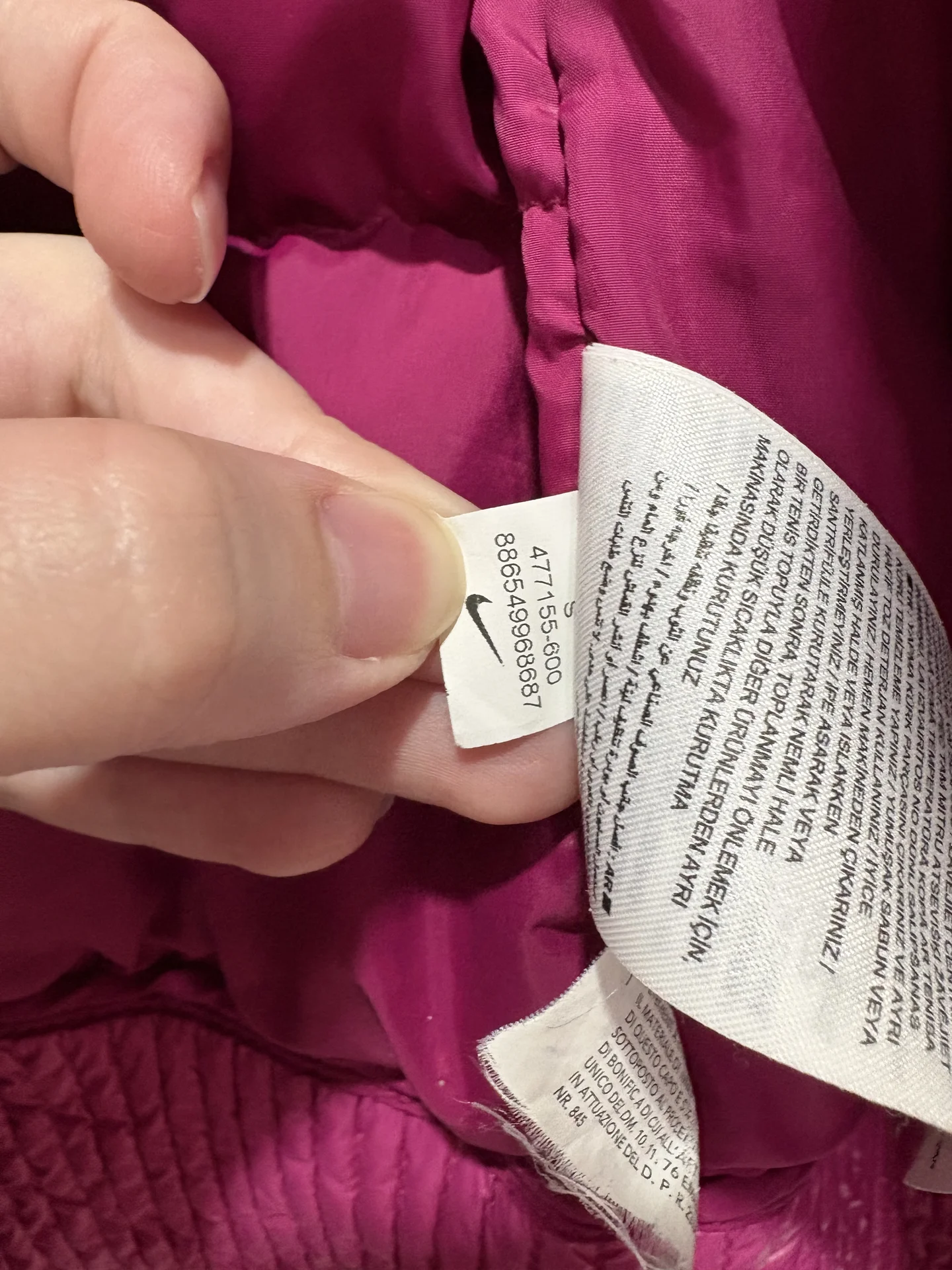 Куртка Nike пух оригинал 42-44 s - миниатюра 10
