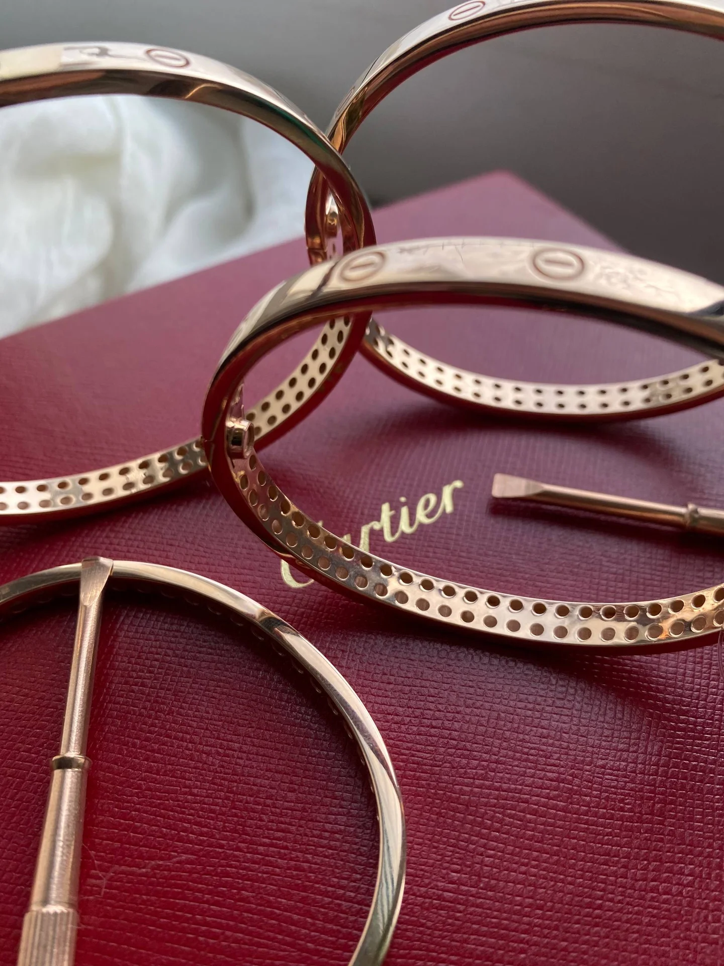 Браслет Cartier love золото 585 пробы - изображение 1