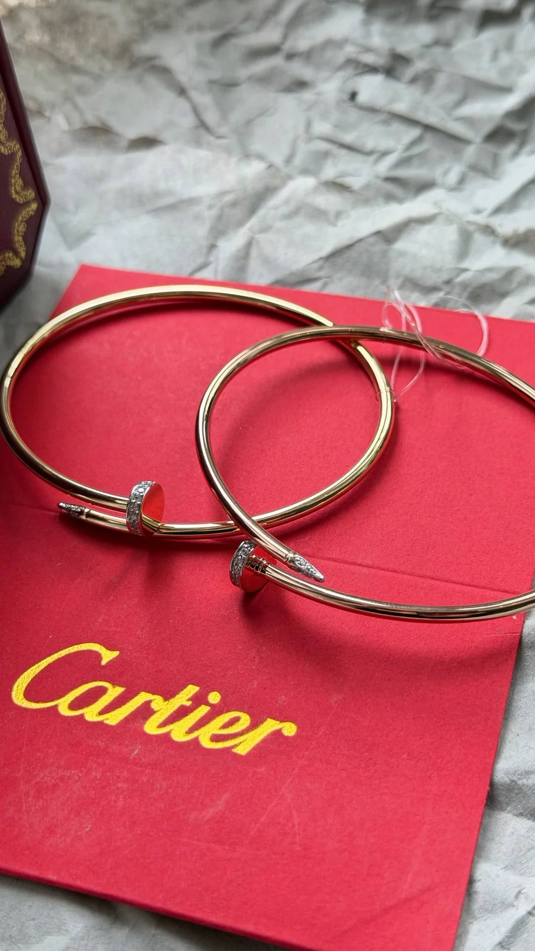 Cartier браслет гвоздь золото 585 пробы - миниатюра 5