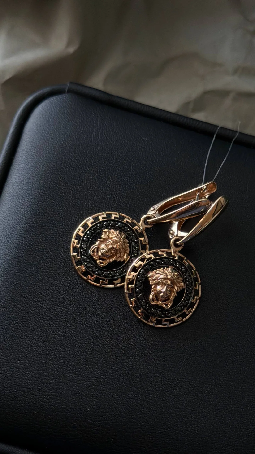 золотой комплект Versace 585 пробы - миниатюра 6