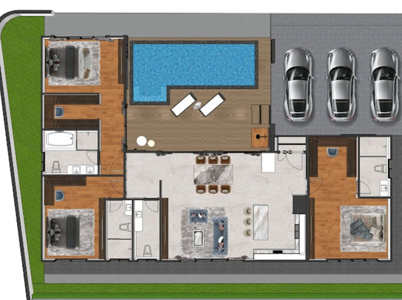 Вилла в Паттайе, Таиланд, 312 м² - миниатюра 15