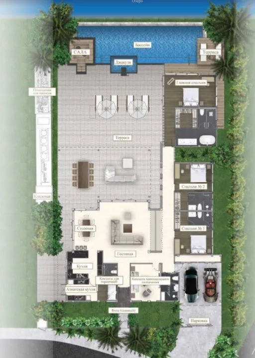 Вилла на острове Пхукет, Таиланд, 514 м² - миниатюра 11