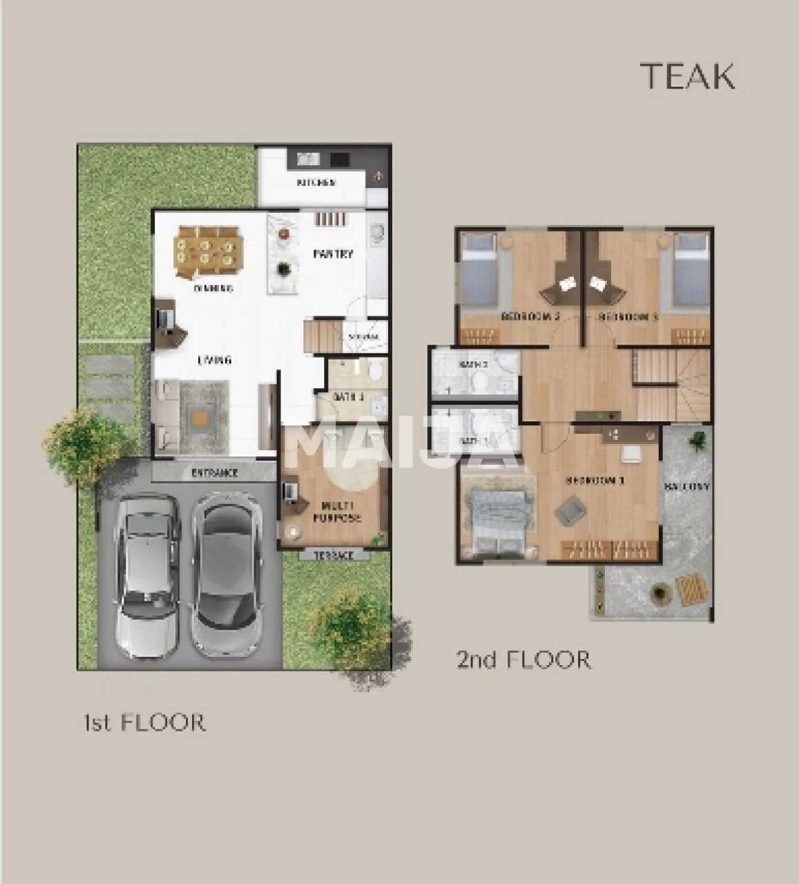 Вилла в Паттайе, Таиланд, 181 м² - миниатюра 2