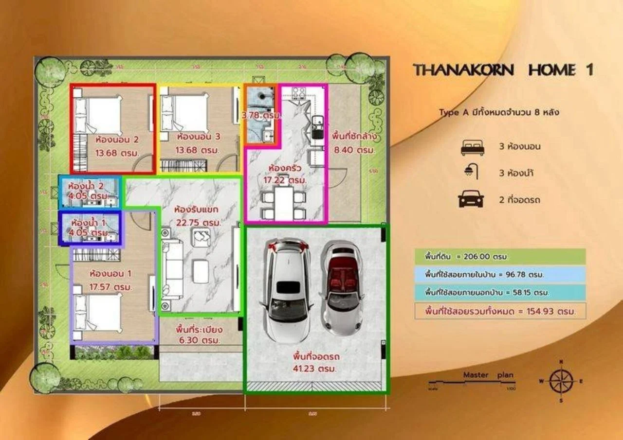 Вилла в Паттайе, Таиланд, 155 м² - миниатюра 5