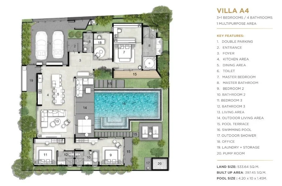 Вилла на острове Пхукет, Таиланд, 397.5 м² - миниатюра 3