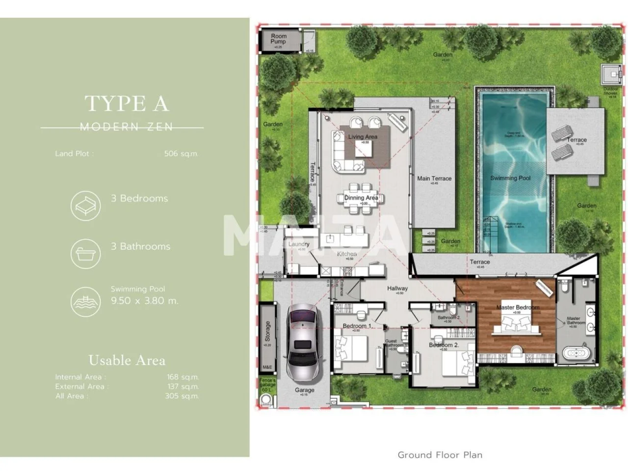 Вилла на острове Пхукет, Таиланд, 370 м² - миниатюра 2