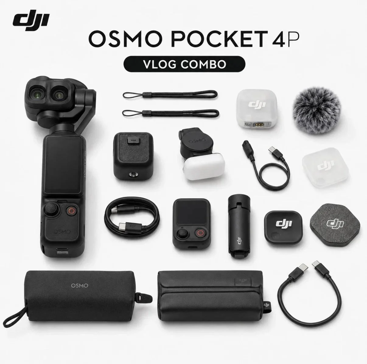 DJI Osmo Pocket 4P Vlog Combo Экшн камера - миниатюра 7