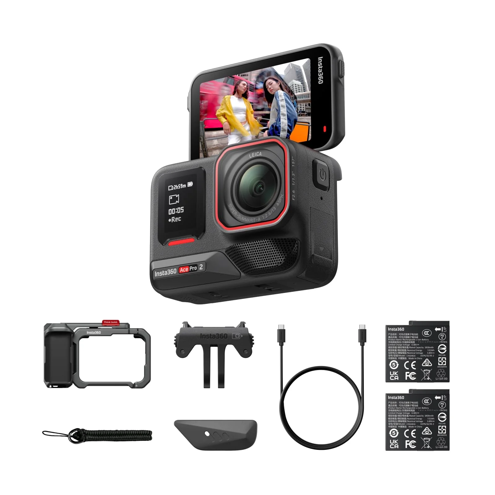 Insta360 Ace Pro 2 Dual Battery Xplorer Bundle - миниатюра 2