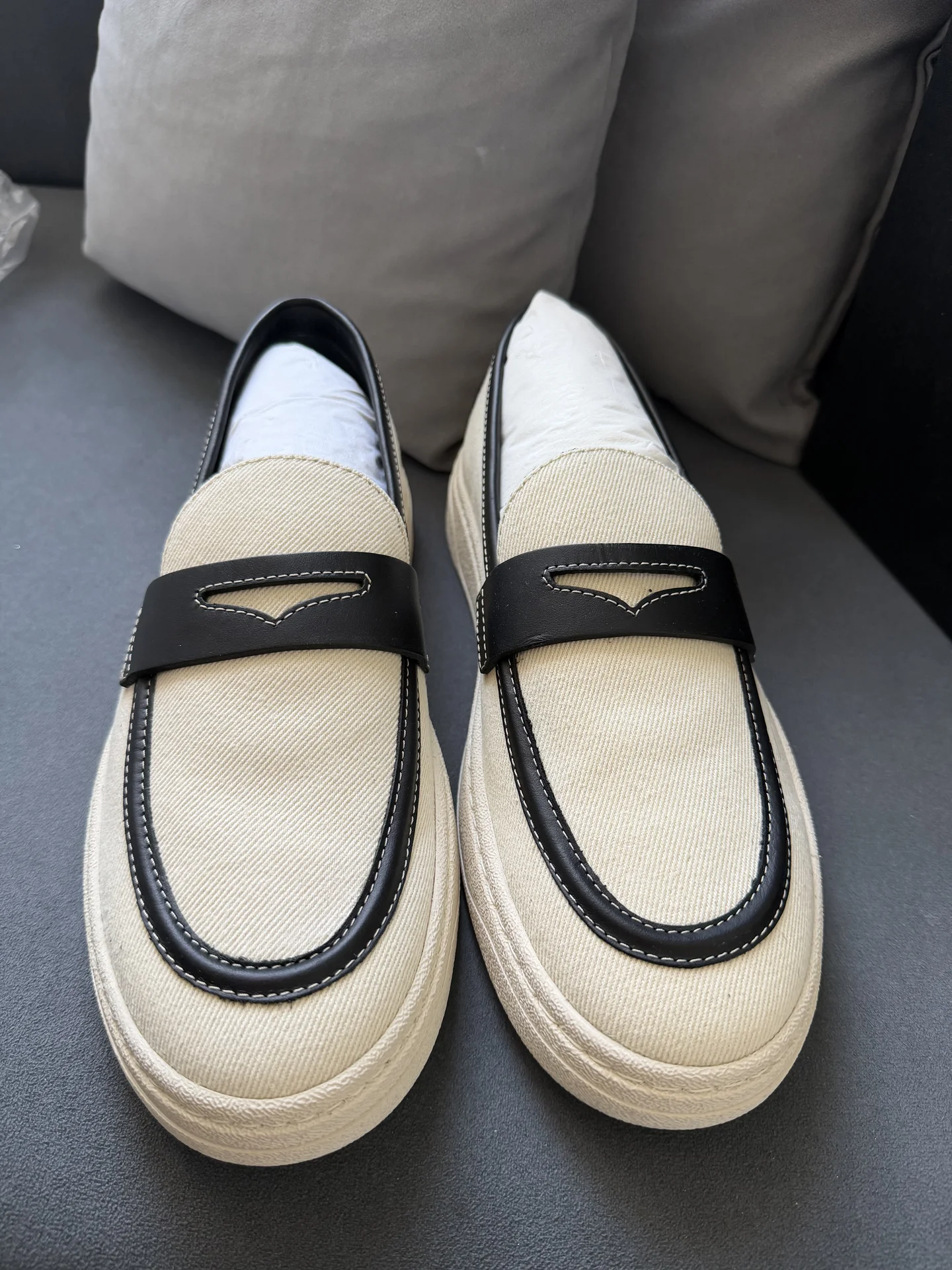 Лоферы слипоны giuseppe zanotti 42 оригинал - миниатюра 2