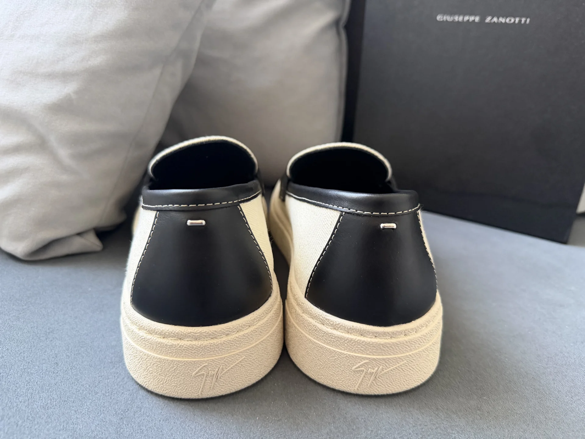 Лоферы слипоны giuseppe zanotti 42 оригинал - миниатюра 4