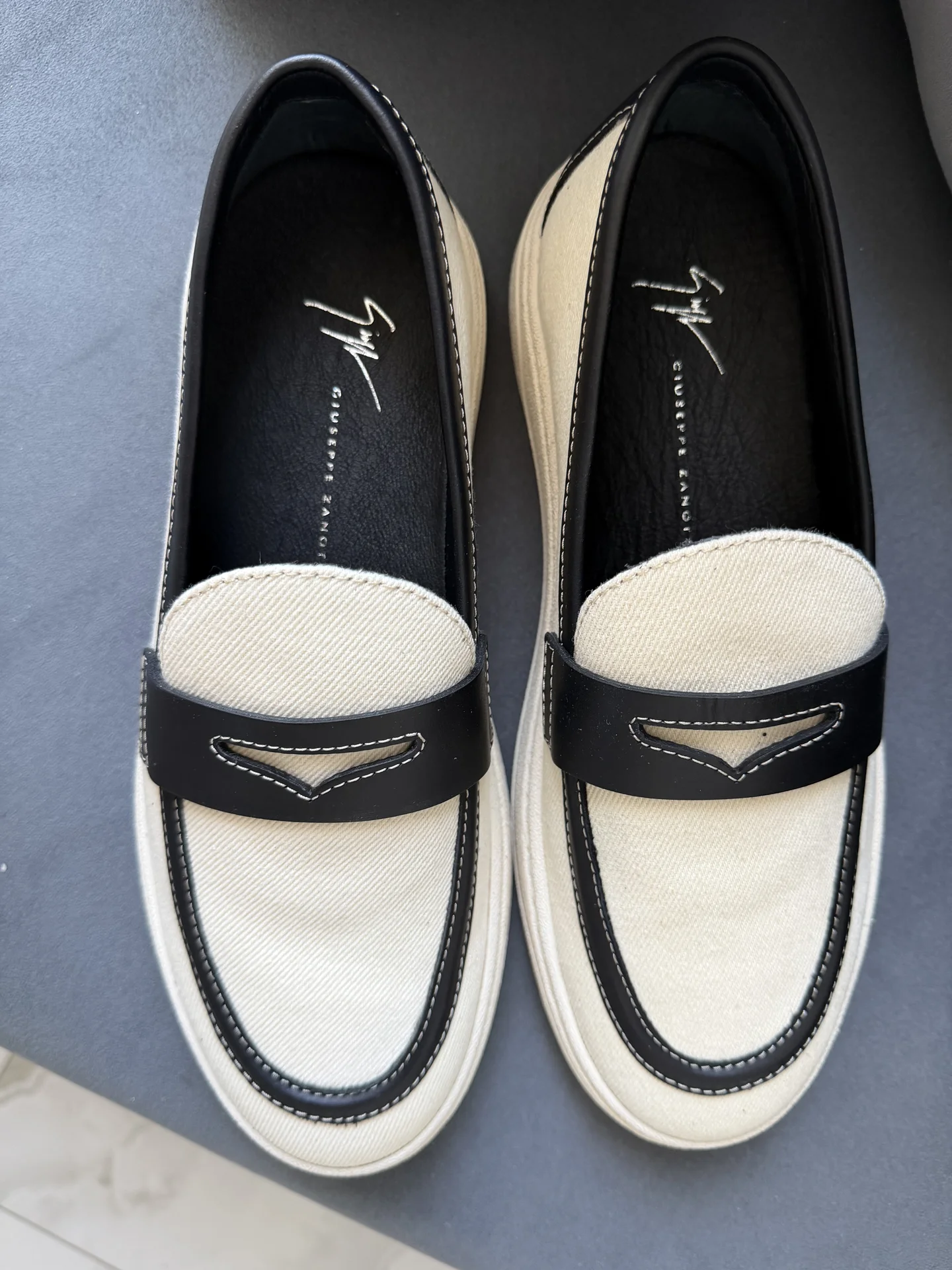 Лоферы слипоны giuseppe zanotti 42 оригинал - миниатюра 6