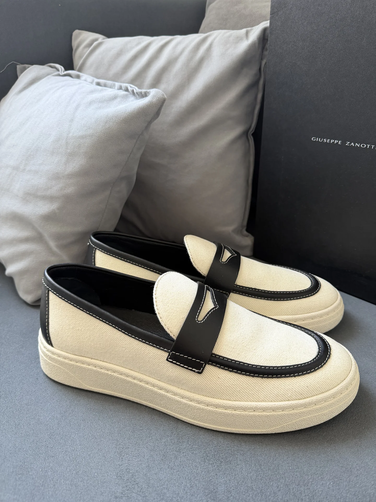 Лоферы слипоны giuseppe zanotti 42 оригинал - миниатюра 8