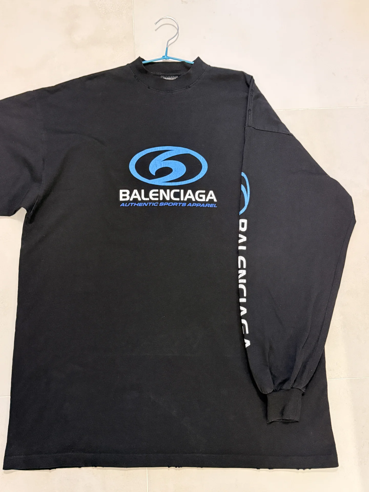 Balenciaga лонгслив оригинал - миниатюра 3