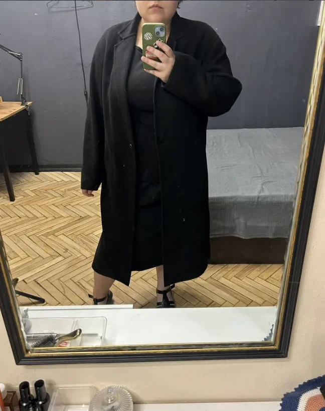 Пальто жен uniqlo XXL - миниатюра 2