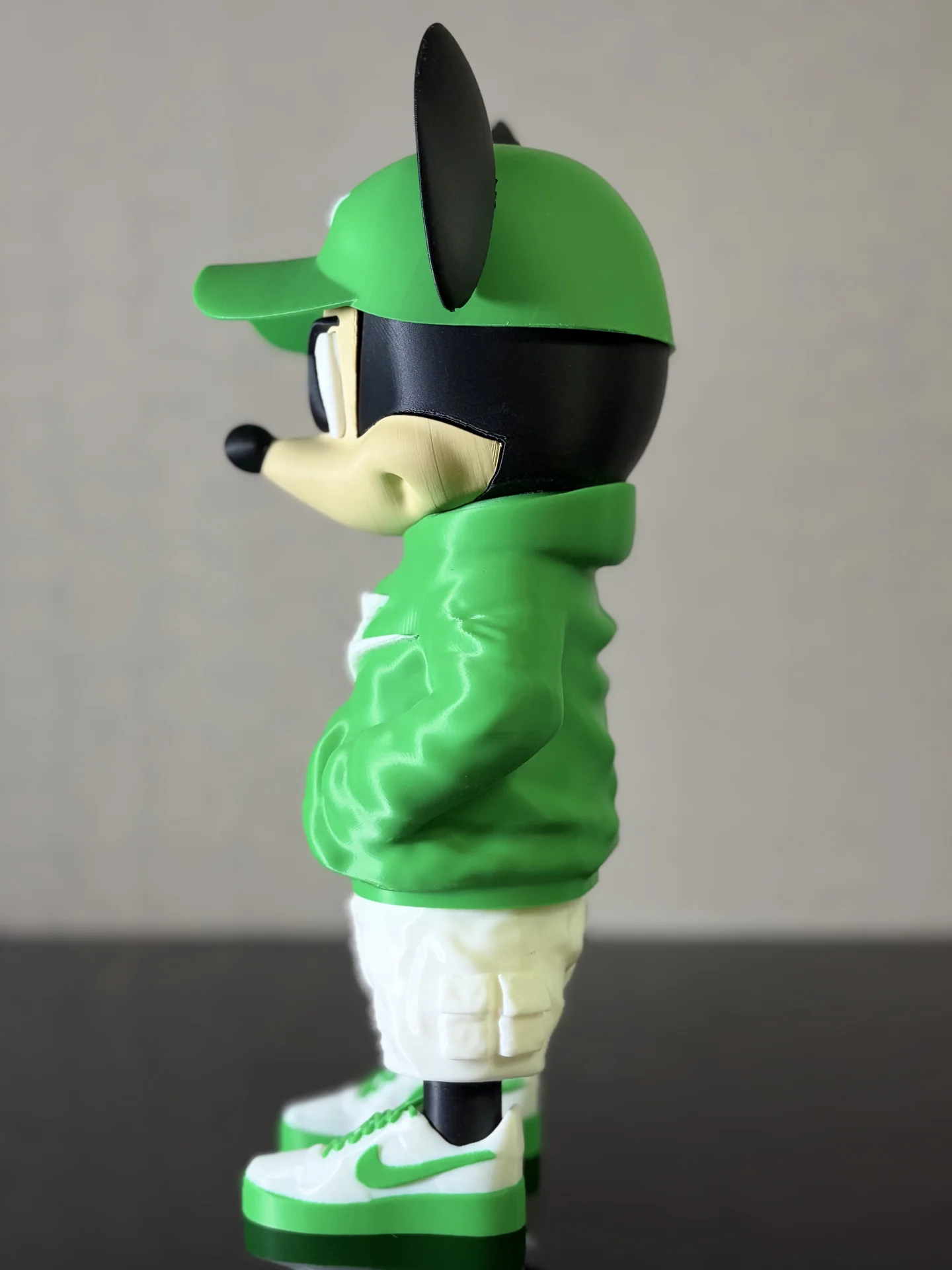 Стильная 3D-фигурка Микки Мауса (PLA пластик) - миниатюра 2