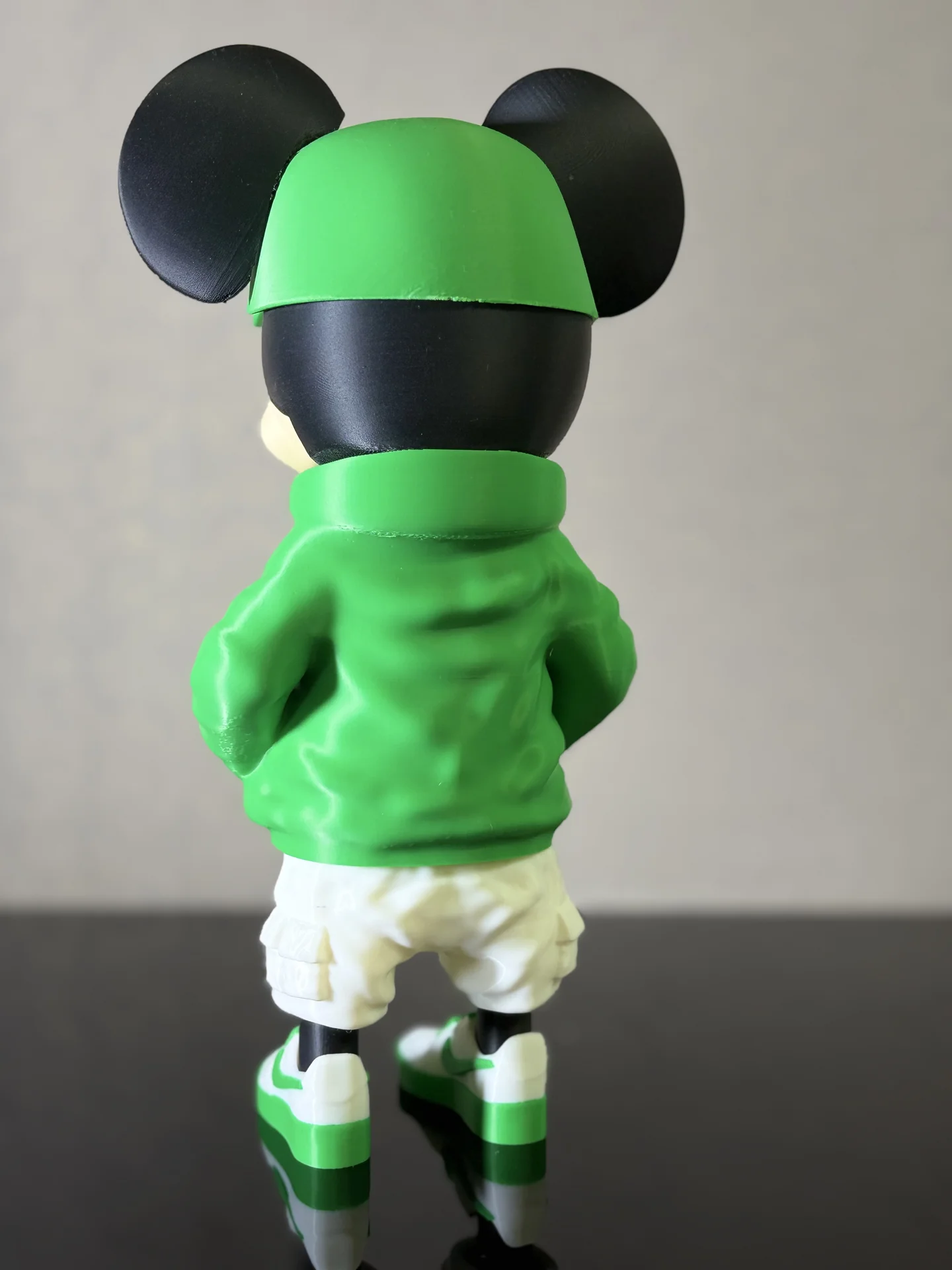 Стильная 3D-фигурка Микки Мауса (PLA пластик) - миниатюра 3