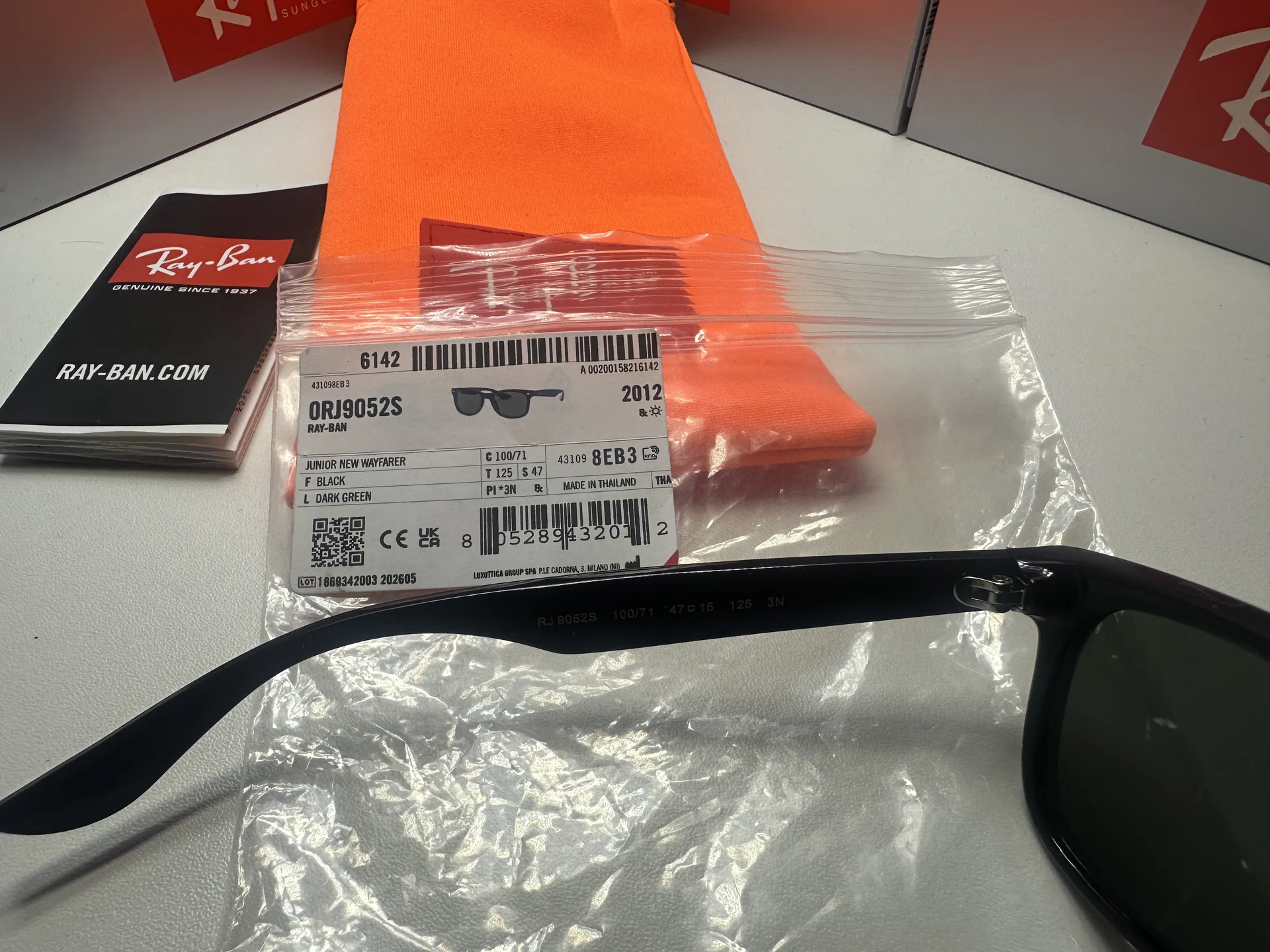 Очки Ray Ban RJ 9052S - миниатюра 8