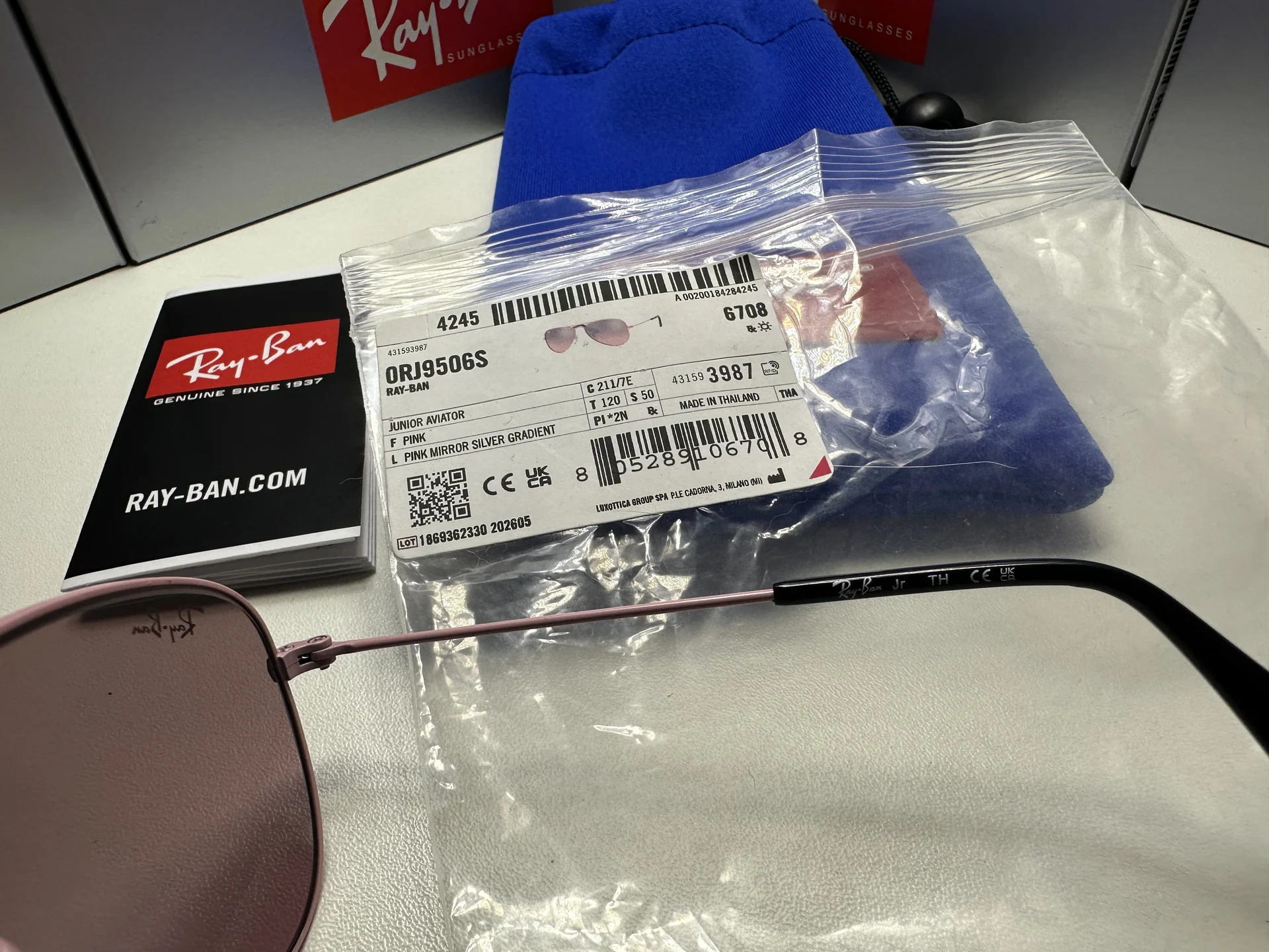 Очки Ray Ban RJ9506S - миниатюра 9