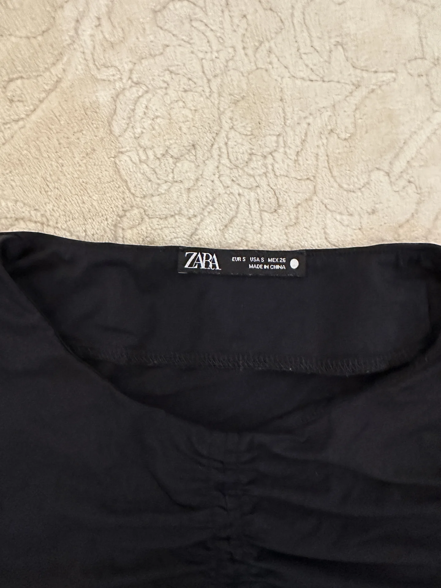 Лонгслив черный Zara - миниатюра 2