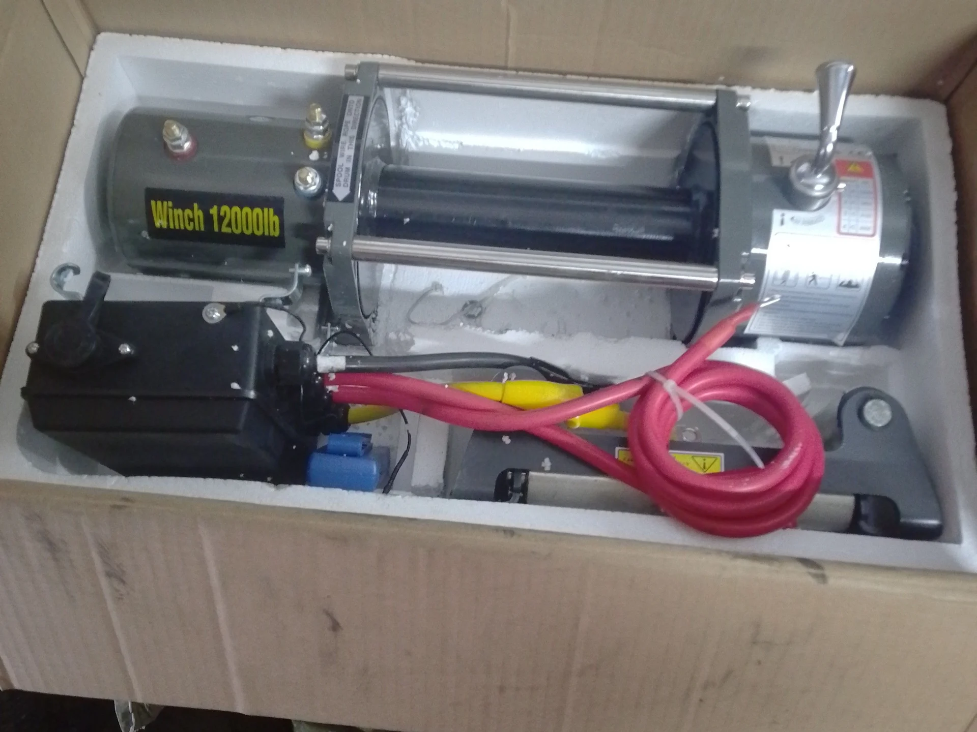 лебедка electric winch 12000-12v