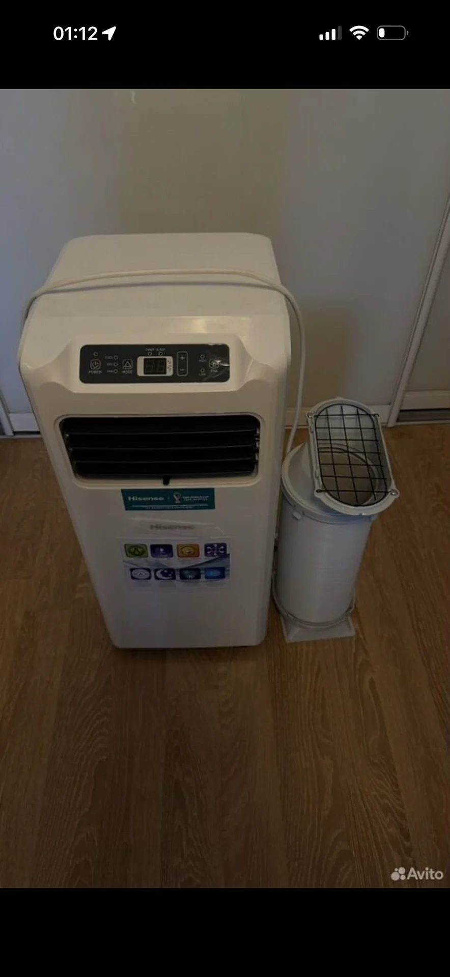 Кондиционер мобильный hisense ap 09cr4gkws00 - миниатюра 2