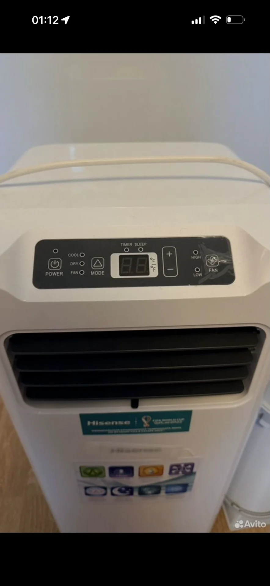 Кондиционер мобильный hisense ap 09cr4gkws00 - миниатюра 3