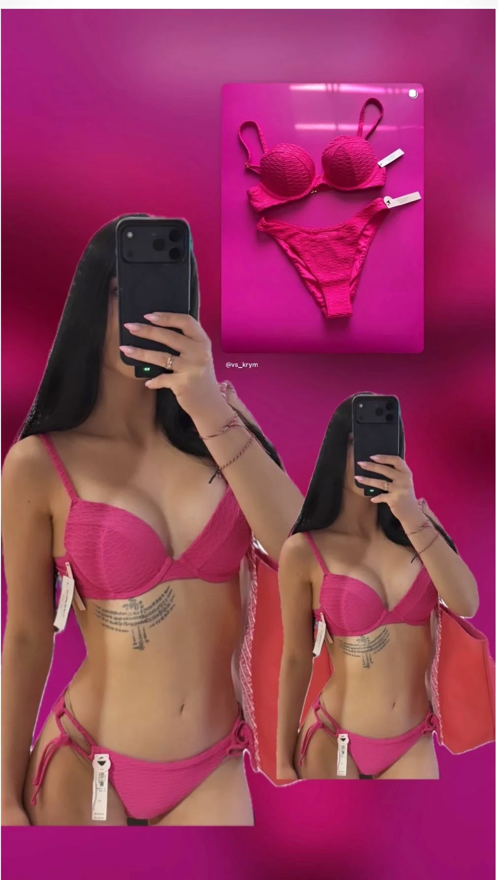 Victorias secret розовый купальник - изображение 1