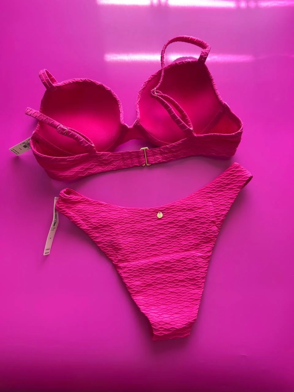 Victorias secret розовый купальник - миниатюра 3