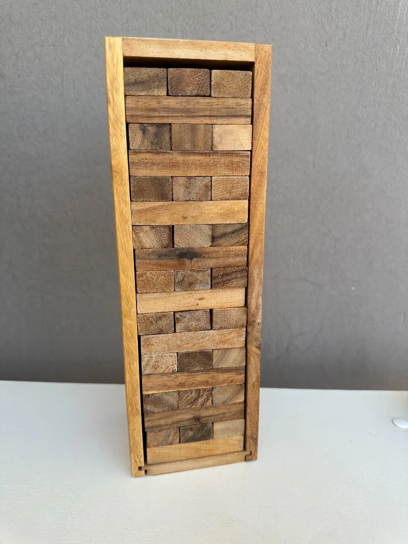 Деревянная игра «Башня» (Jenga / Tumbling Tower), натуральное дерево - изображение 1
