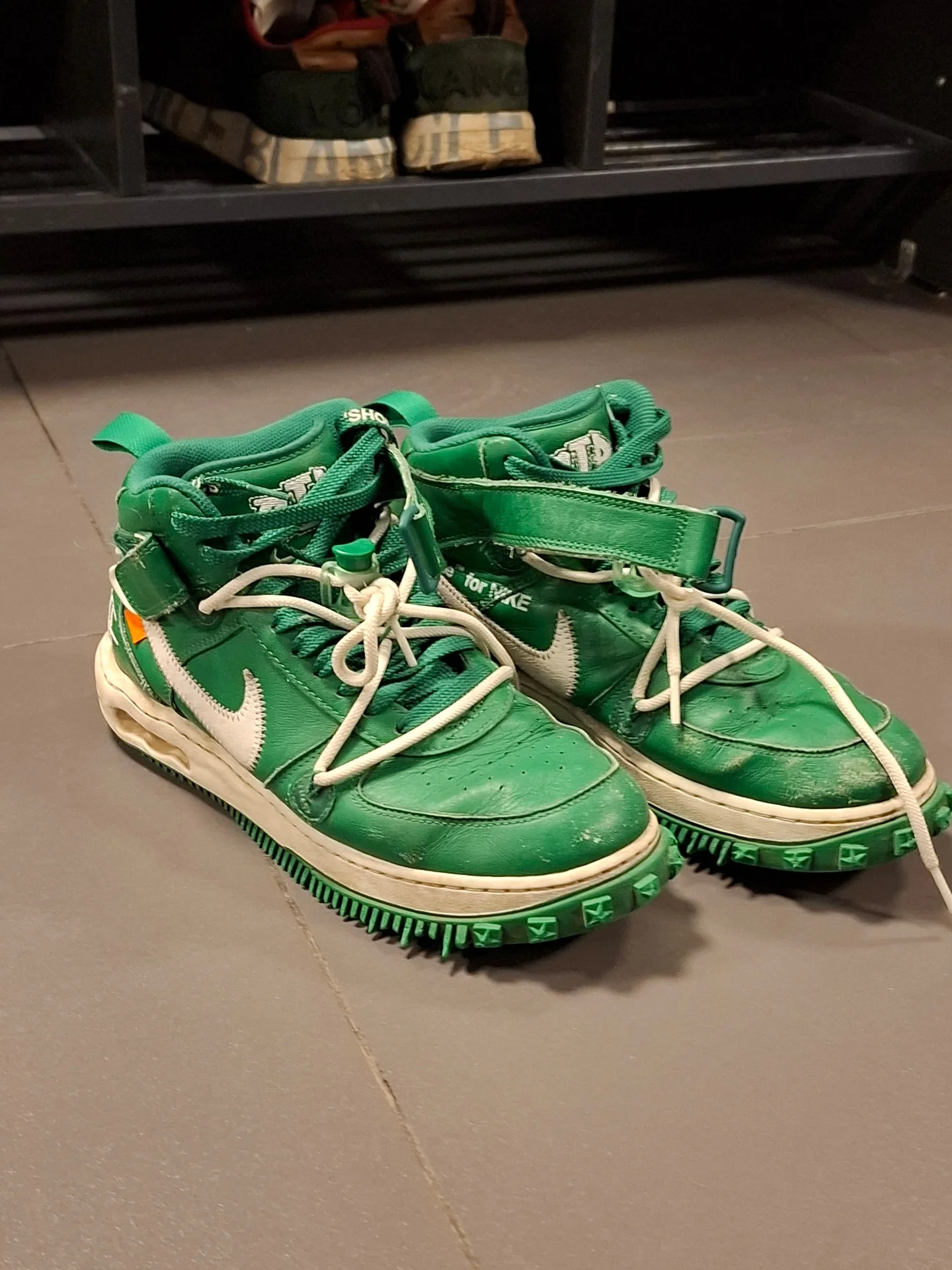 кроссовки nike off white mid размер 42 - изображение 1