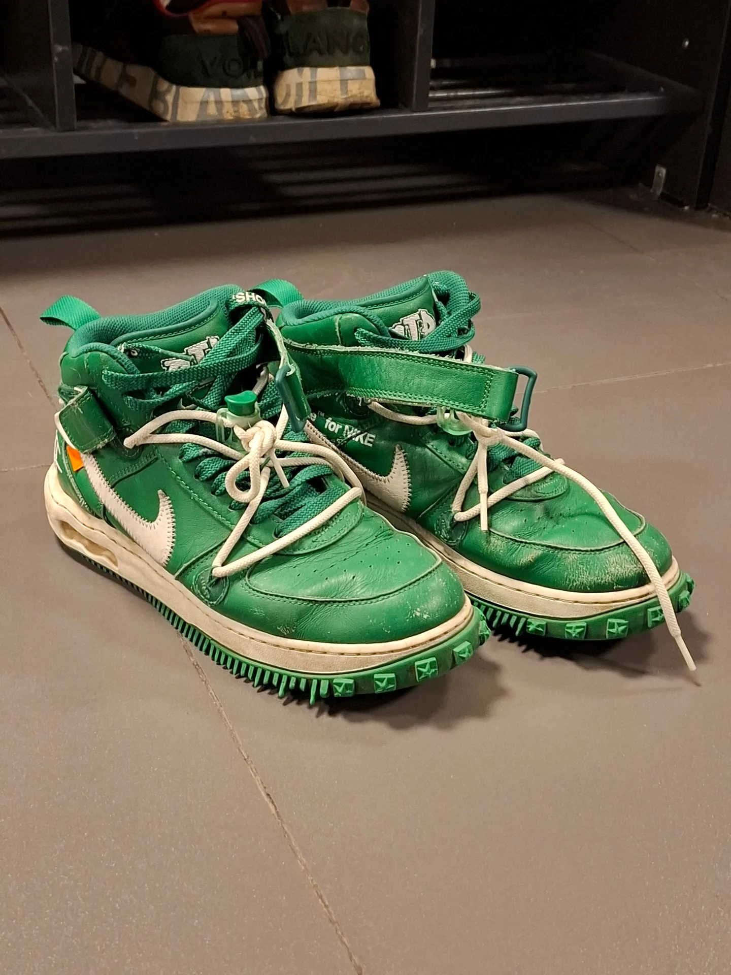кроссовки nike off white mid размер 42 - миниатюра 2