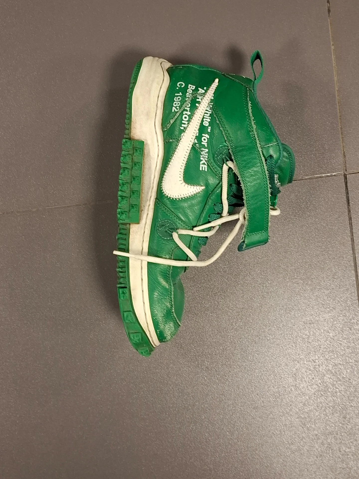 кроссовки nike off white mid размер 42 - миниатюра 4