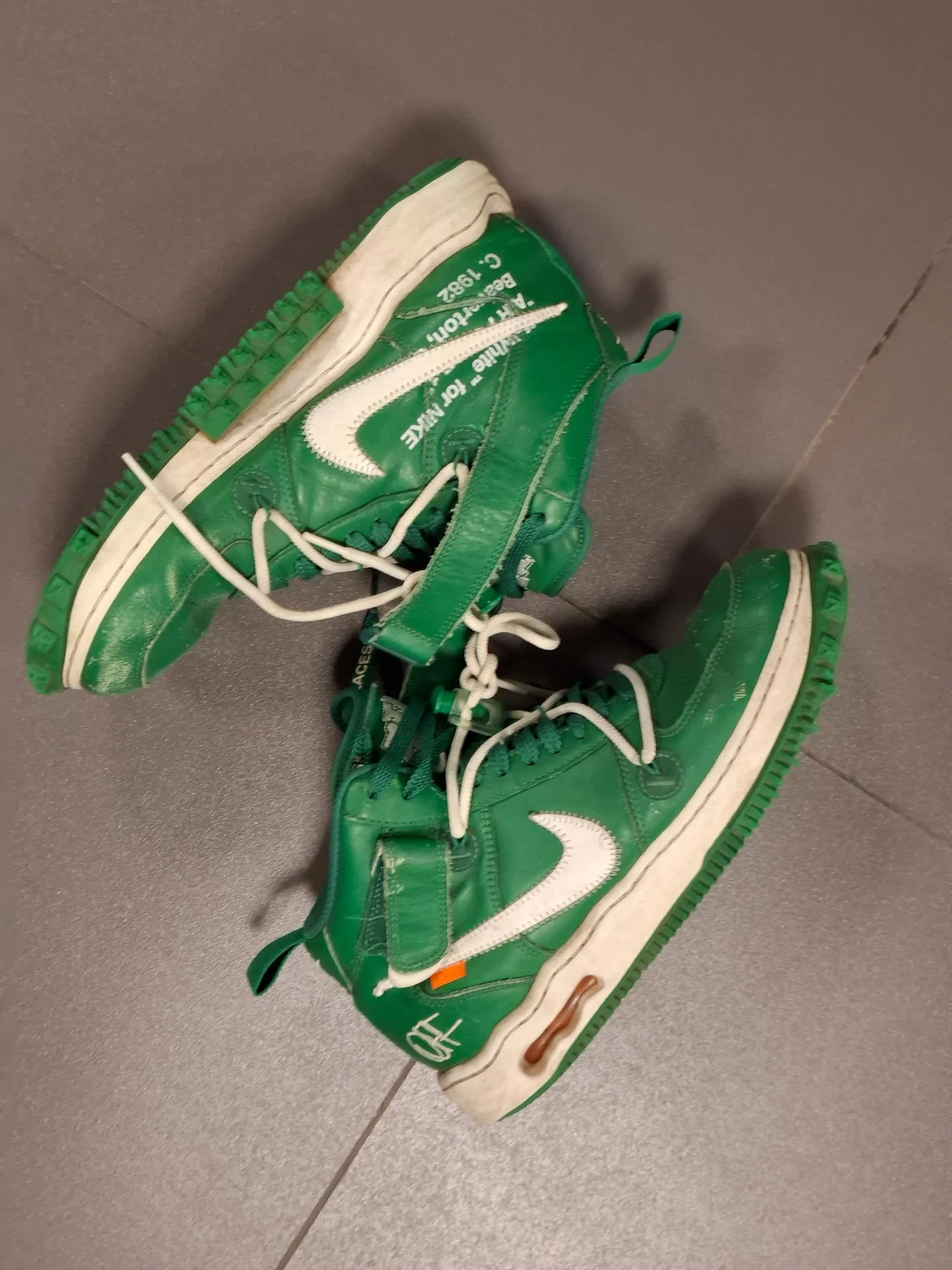 кроссовки nike off white mid размер 42 - миниатюра 5
