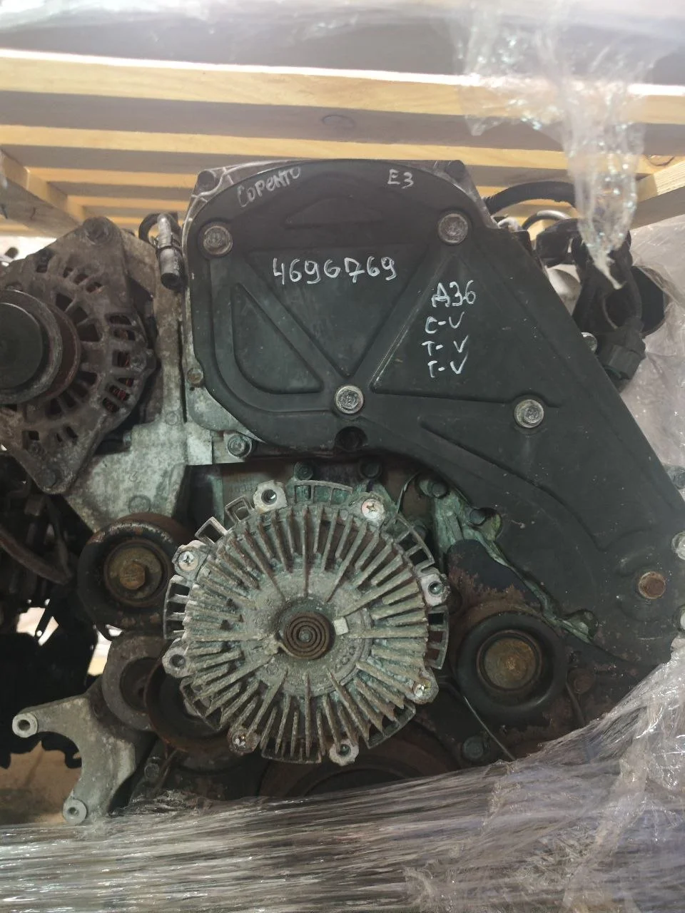 Двигатель D4CB euro3 Kia Sorento контрактный в сборе