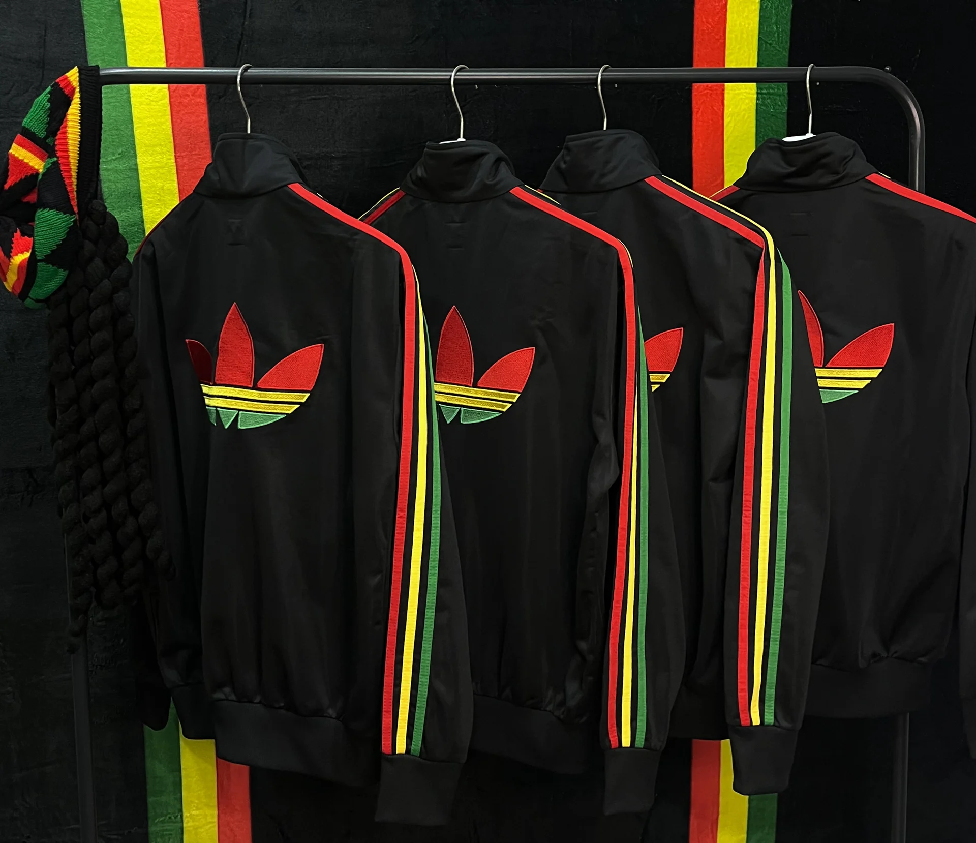 Олимпийка Adidas Rasta Bob Marley - миниатюра 2