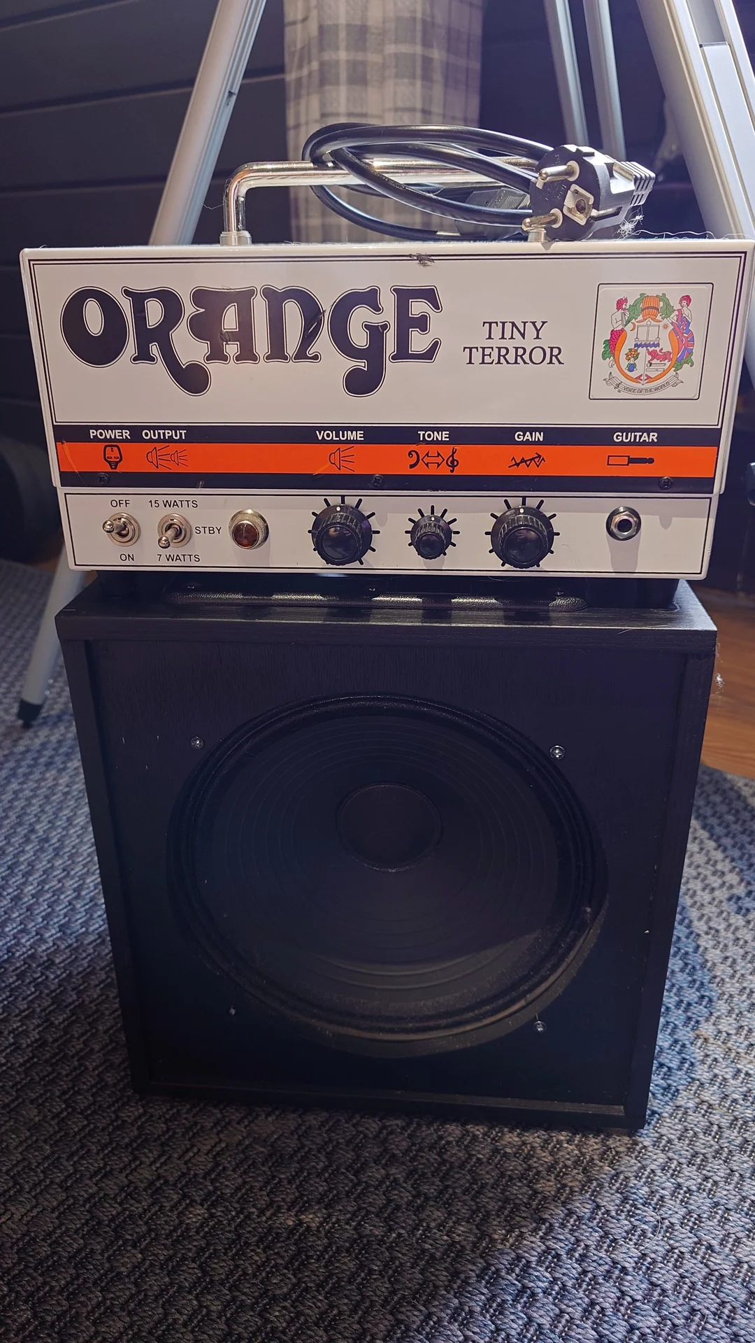 Ламповый усилитель Orange TT15 + Кабинет Celestion - изображение 1