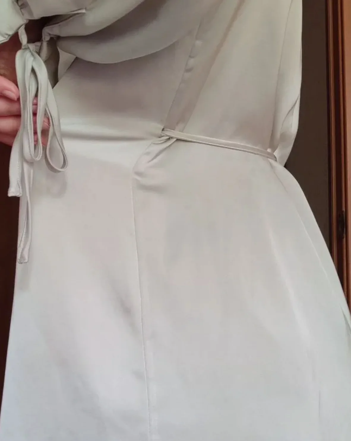 Атласная блузка zara - миниатюра 4