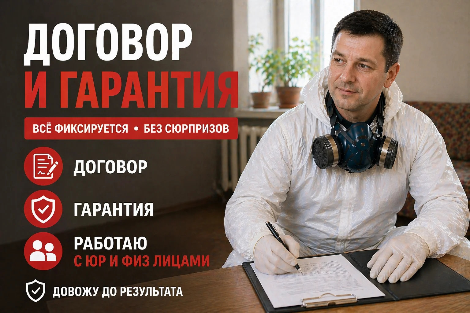 Уничтожение тараканов клопов без доплат - миниатюра 2