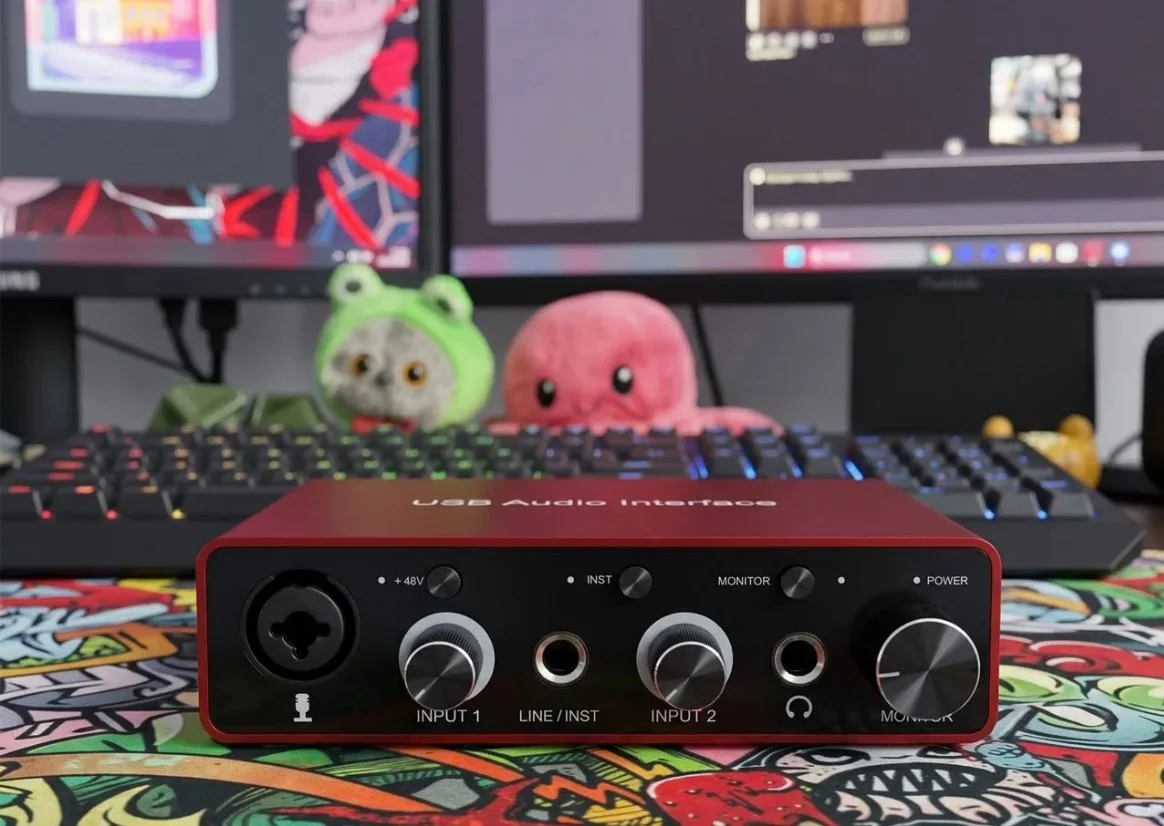 Внешняя звуковая карта аналог Focusrite - миниатюра 2