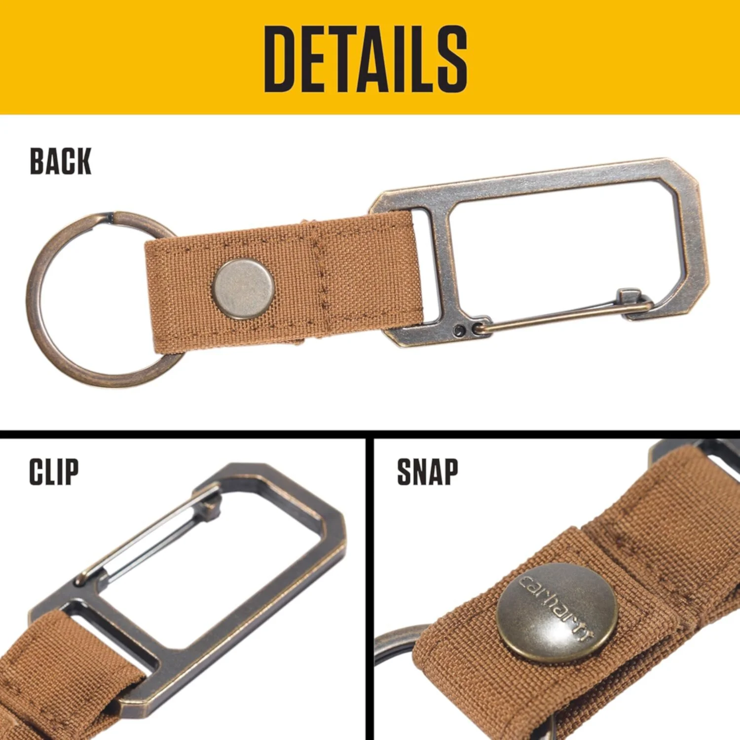 Карабин для ключей Carhartt (оригинал, США) - миниатюра 4