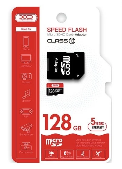 Карта памяти MicroSDXC 128GB Class 10 XO + SD адап - миниатюра 2