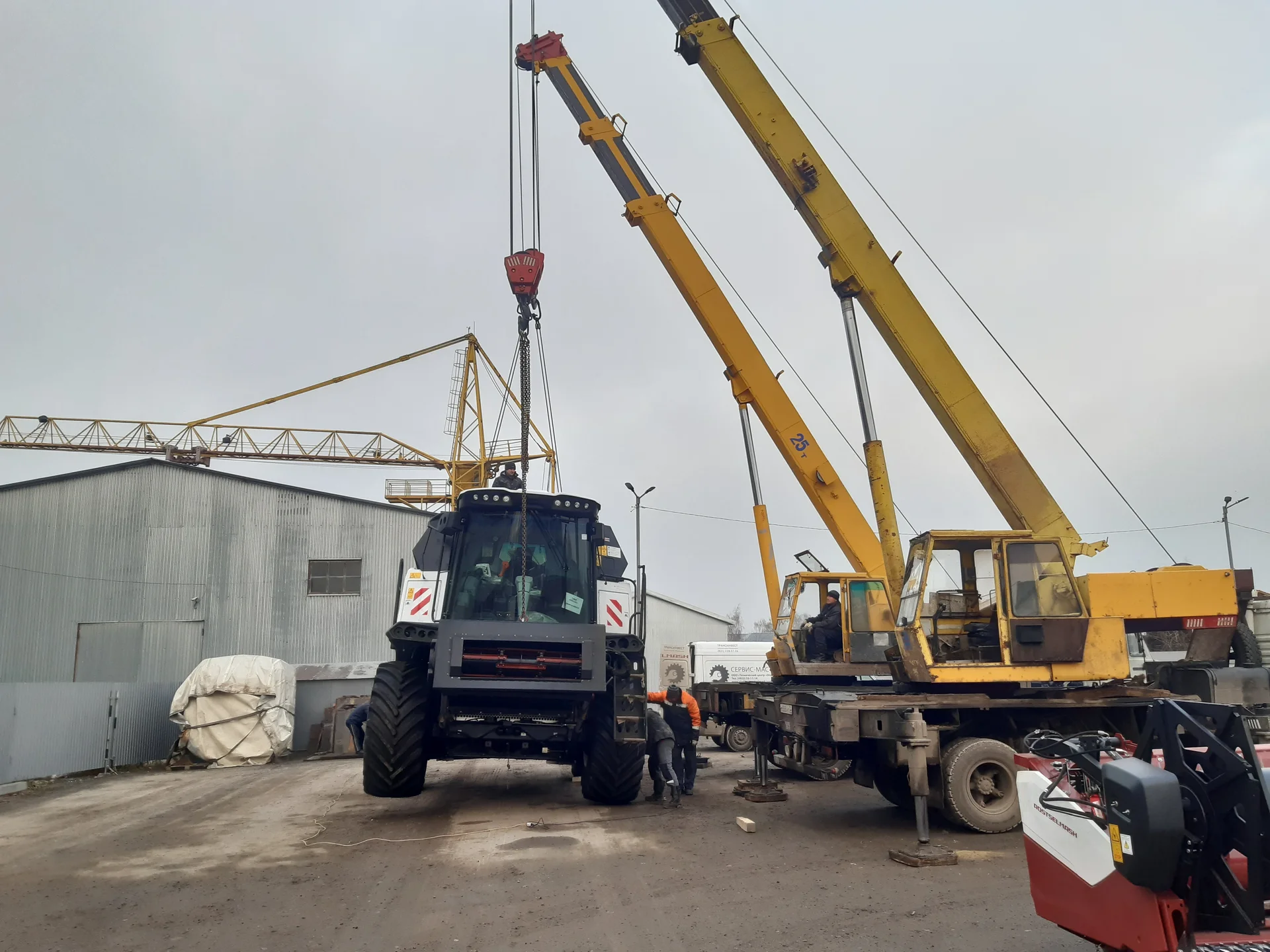 Аренда автокрана 16,25 тонн вездеход - миниатюра 2