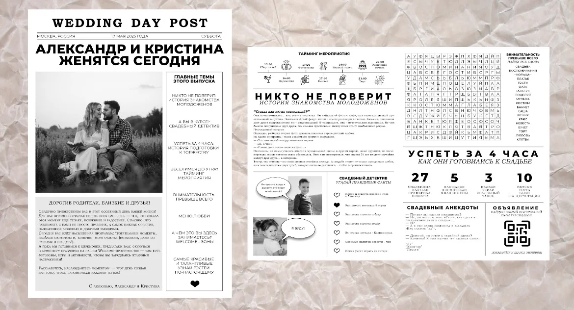 План рассадки на свадьбу (свадебная полиграфия) - миниатюра 5