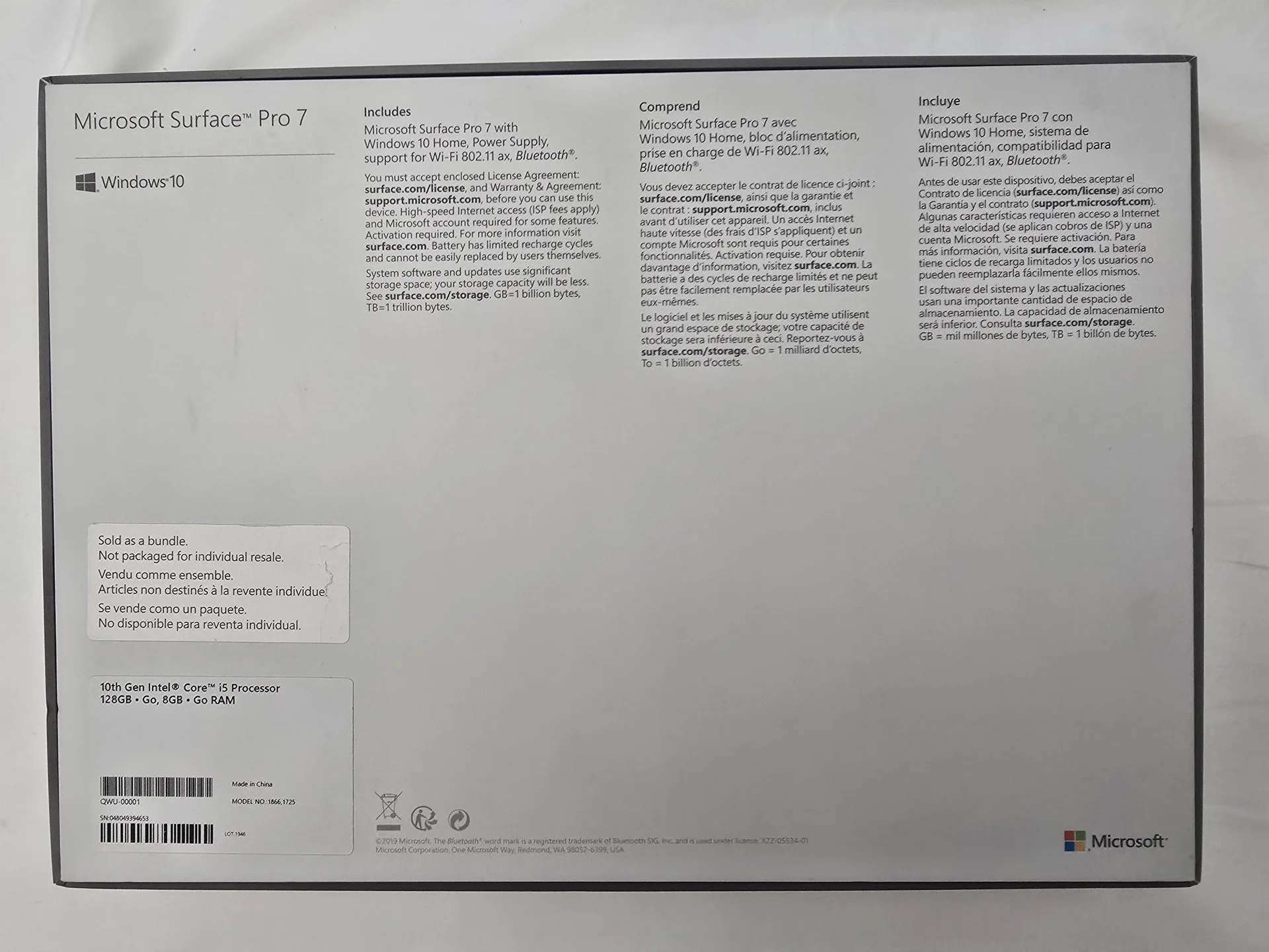 Планшет-ноутбук Microsoft Surface Pro 7 1866 - миниатюра 6